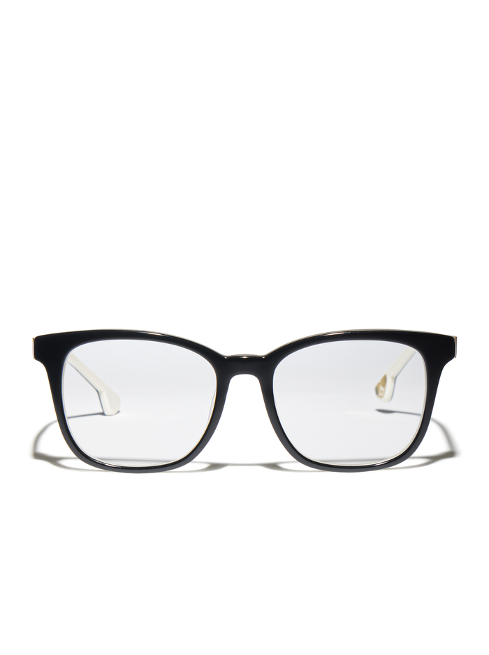 FILLMORE GLASSES - BLACK/WHITE - Alice And Olivia